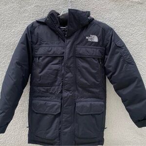The North Face Men’s goose down black Parka Jacket